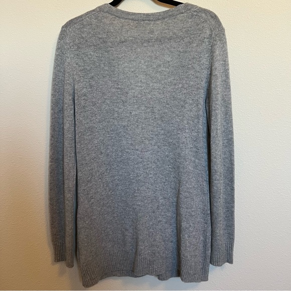 Cashmere Addiction Grey 100% Cashmere Button Up Cardigan - Size M (EUC) - Picture 9 of 9